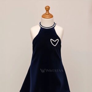 ikf00106 hand worked georgette frock